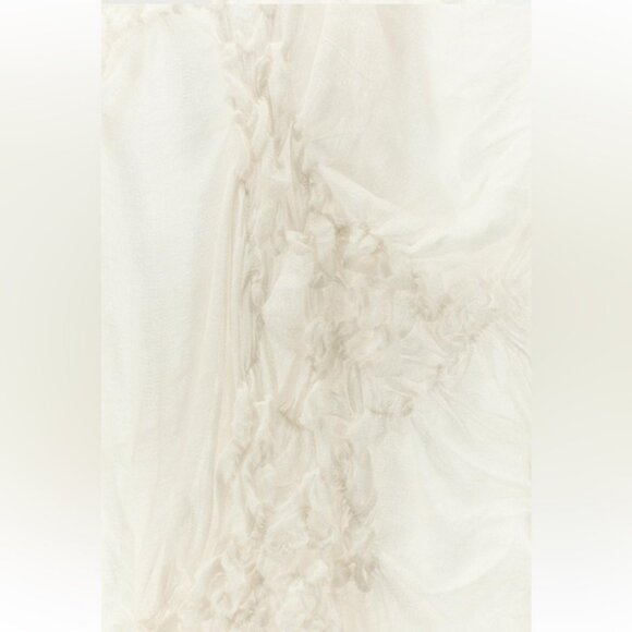 ZARA SEMI-SHEER TEXTURED DRESS - Picture 8 of 8